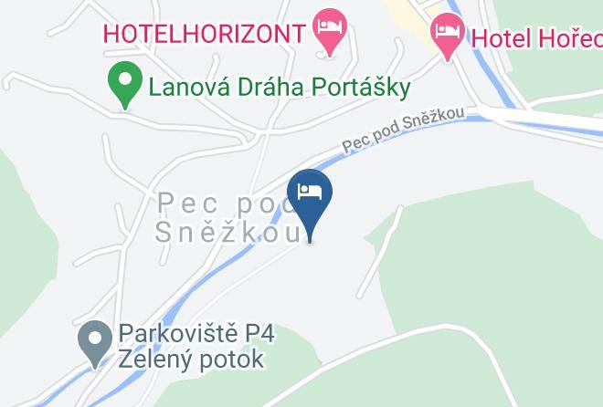 Trutnov - Chata Zlata Hvezda Maps