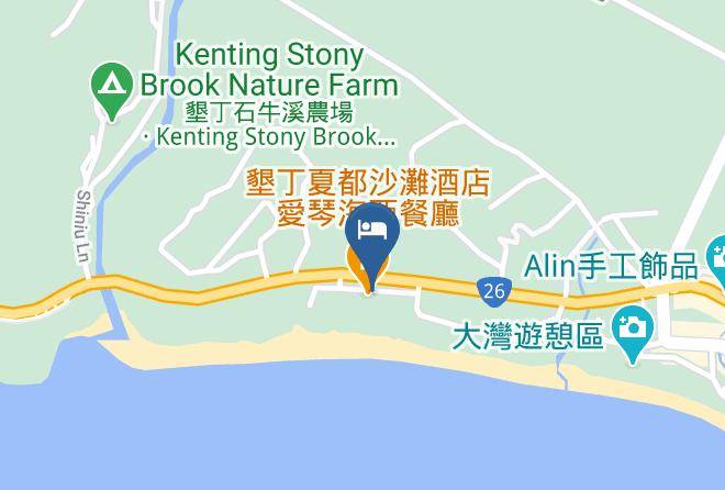 Pingtungnty - Chateau Beach Resort Maps