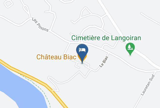 Gironde - Chateau Biac Maps