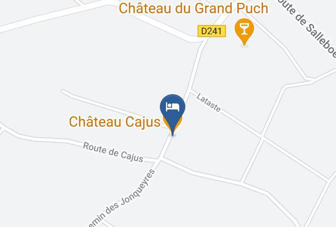 Chateau Cajus Map