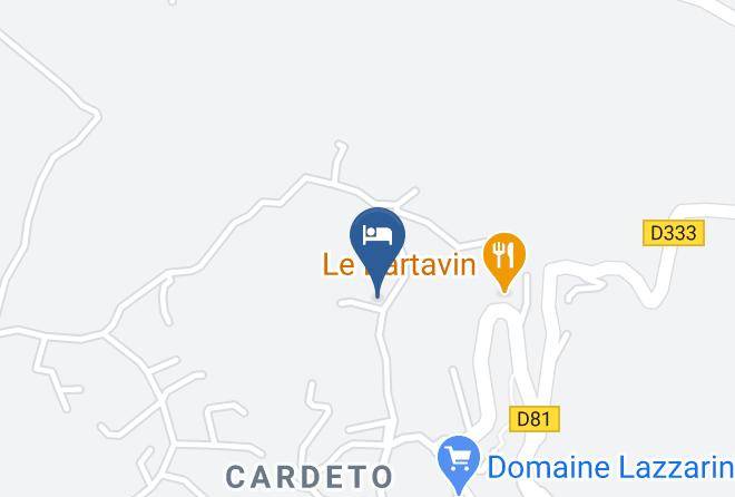 Chateau Calvello Map