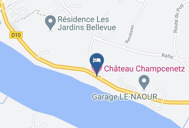 Chateau Champcenetz Map