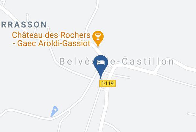 Gironde - Chateau Claud Bellevue Maps