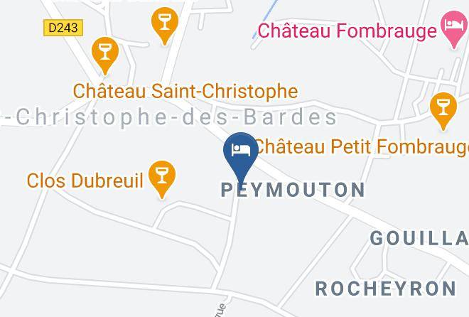 Chateau Croix De Labrie Map