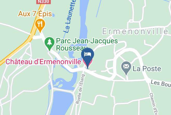 Oise - Chateau D'ermenonville Maps
