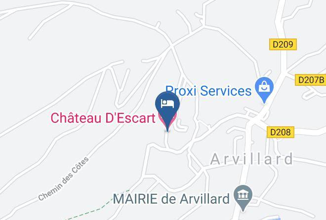 Savoie - Chateau D'escart Maps