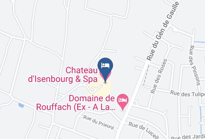 Haut Rhin - Chateau D'isenbourg & Spa Maps