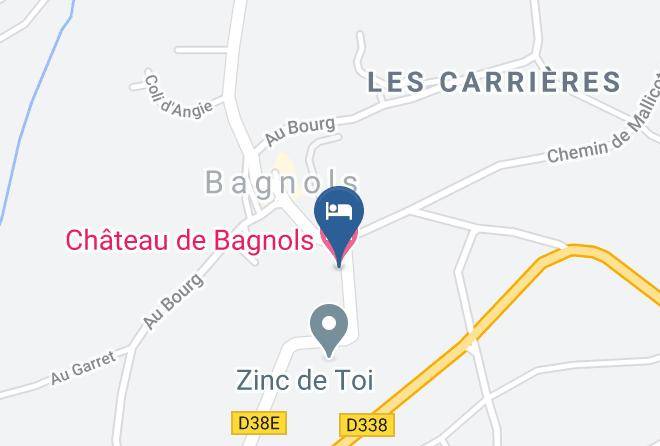 Rhone - Chateau De Bagnols Maps