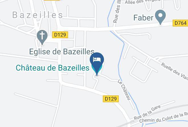 Chateau De Bazeilles Map