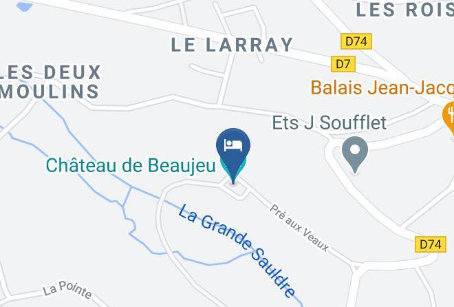 Cher - Chateau De Beaujeu Maps