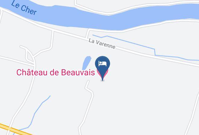 Indre Et Loire - Chateau De Beauvais Maps