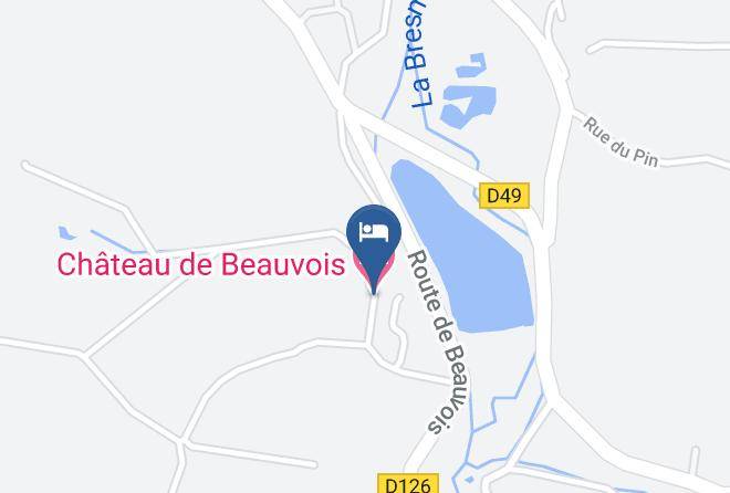 Indre Et Loire - Chateau De Beauvois Maps