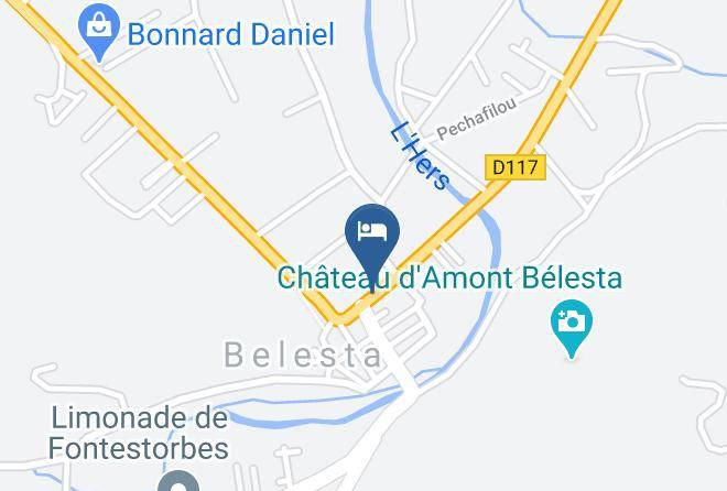 Ariege - Chateau De Belesta Maps