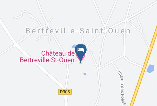 Seine Maritime - Chateau De Bertreville St Ouen Maps