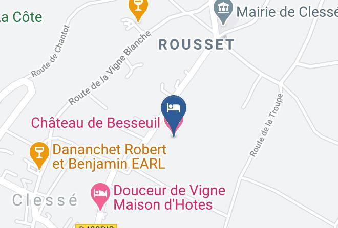 Saone Et Loire - Chateau De Besseuil Maps