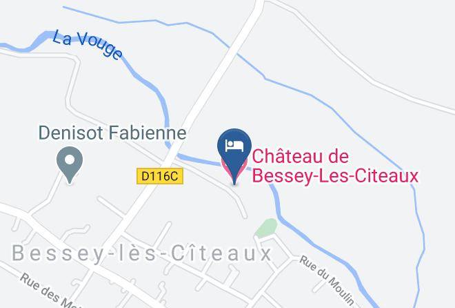 Chateau De Bessey Les Citeaux Map