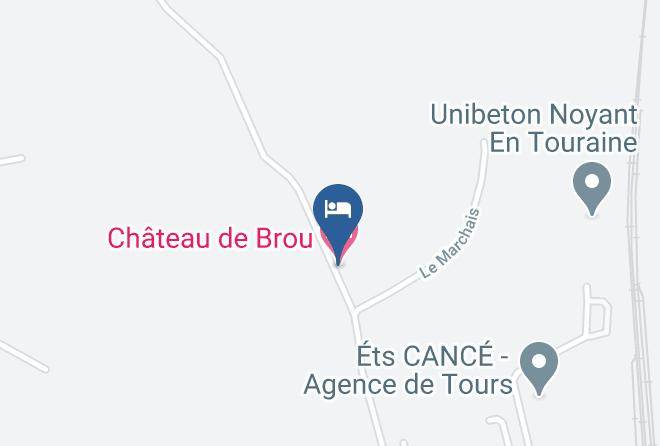 Indre Et Loire - Chateau De Brou Maps