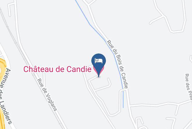 Savoie - Chateau De Candie Maps