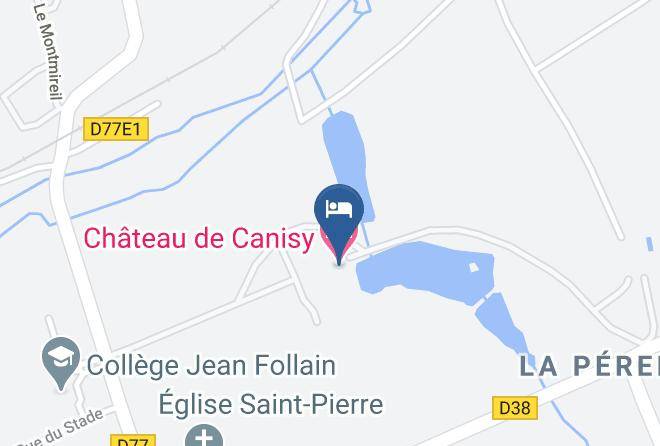 Manche - Chateau De Canisy Maps
