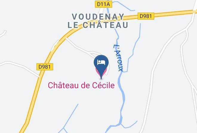 Cote D Or - Chateau De Cecile Maps