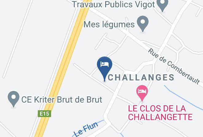 Cote D Or - Chateau De Challanges Maps