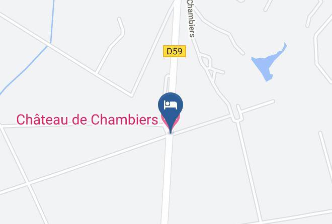 Chateau De Chambiers Map