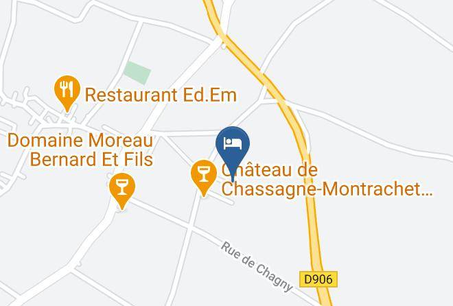 Cote D Or - Chateau De Chassagne Montrachet Maps