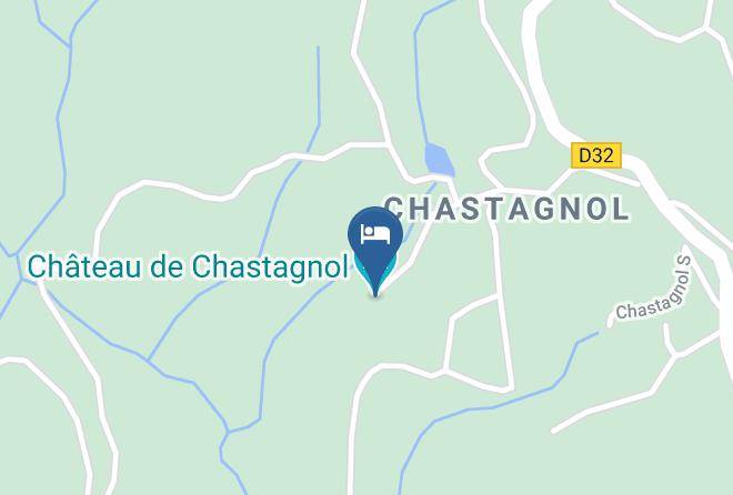 Correze - Chateau De Chastagnol Maps