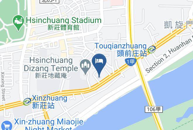 Xinzhuang District - Chateau De Chine Hotel Sinjhuang Maps