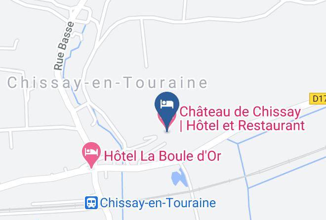Loir Et Cher - Chateau De Chissay Hotel Et Restaurant Maps