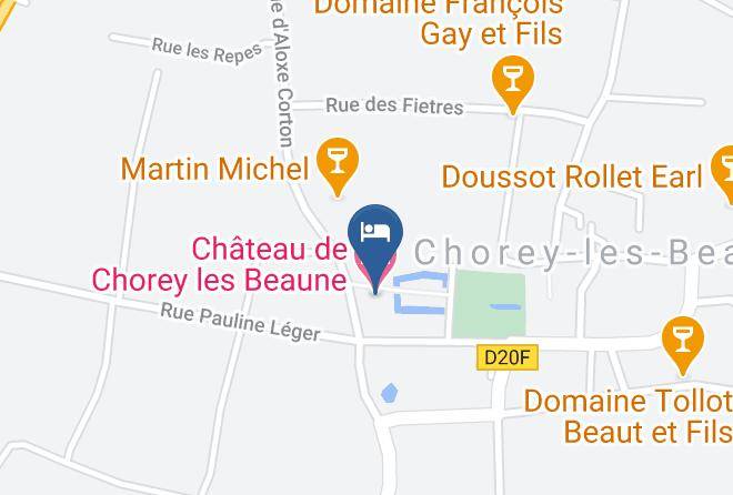 Cote D Or - Chateau De Chorey Les Beaune Maps