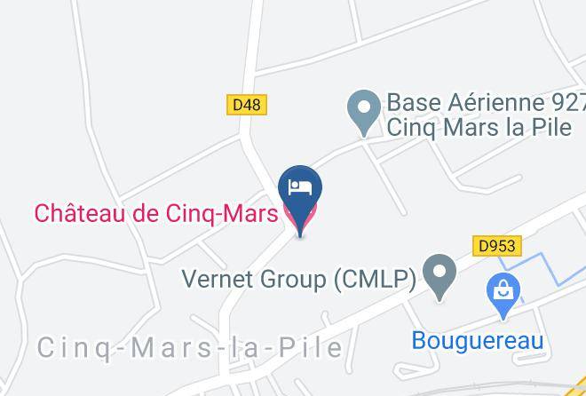 Indre Et Loire - Chateau De Cinq Mars Maps