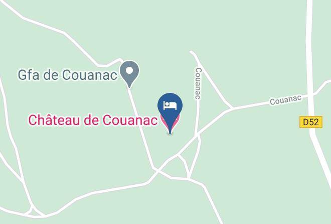 Chateau De Couanac Map