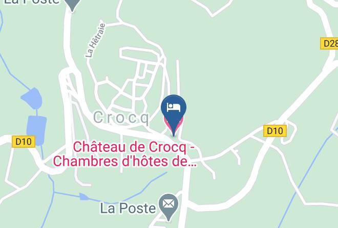 Creuse - Chateau De Crocq Chambres D'hotes De Charme Ouvert Toute L'annee Maps