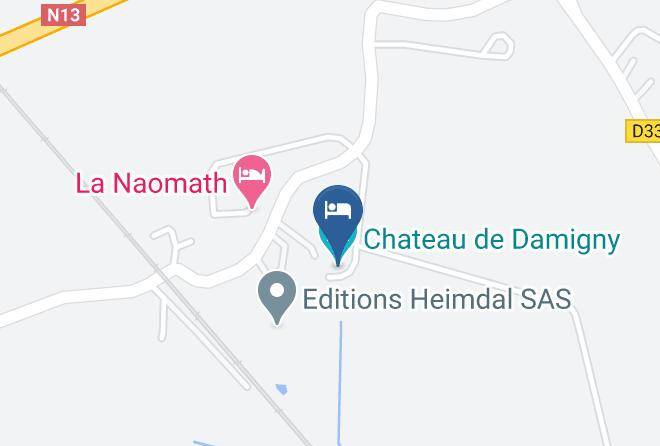 Calvados - Chateau De Damigny Maps