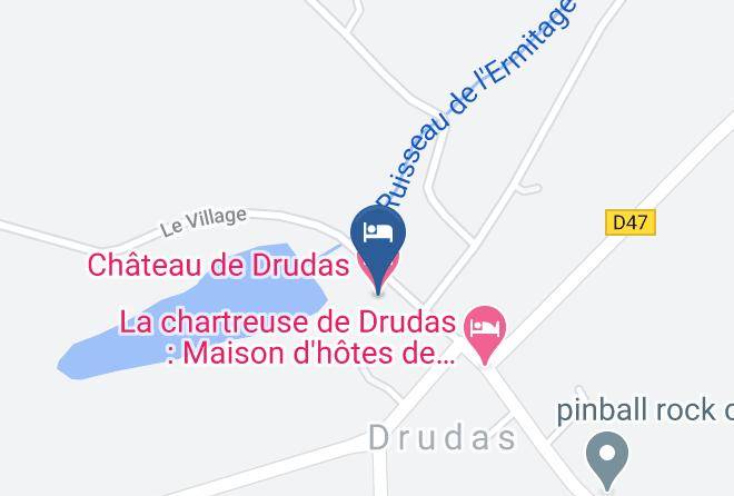 Haute Garonne - Chateau De Drudas Maps