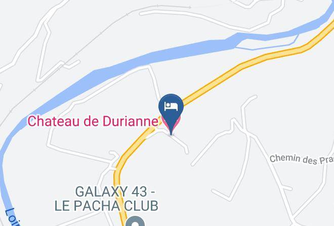 Haute Loire - Chateau De Durianne Maps