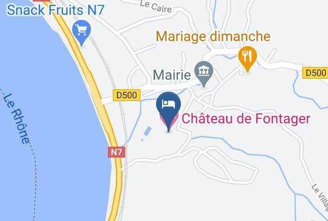 Drome - Chateau De Fontager Maps