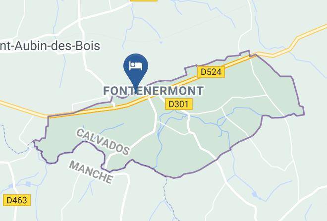 Calvados - Chateau De Fontenermont Maps