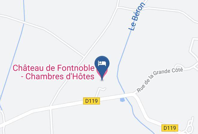 Allier - Chateau De Fontnoble Chambres D'hotes Maps