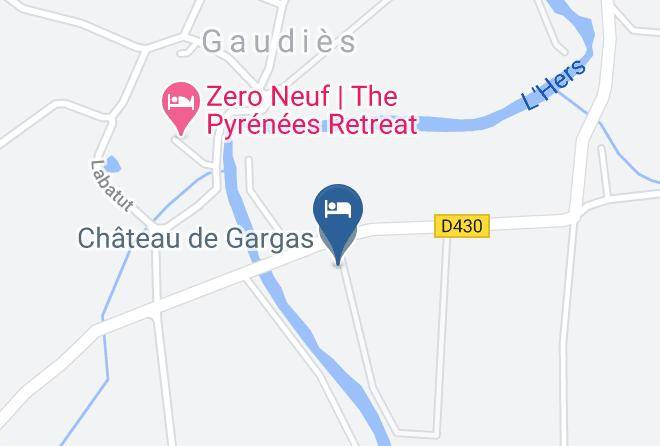 Ariege - Chateau De Gargas Maps