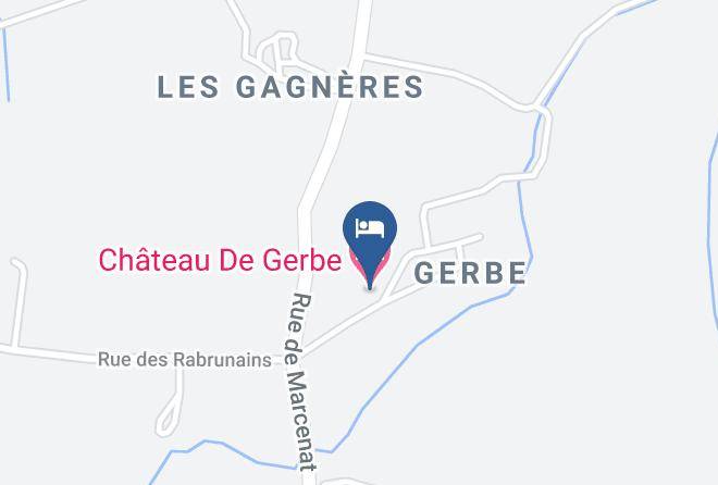 Allier - Chateau De Gerbe Maps