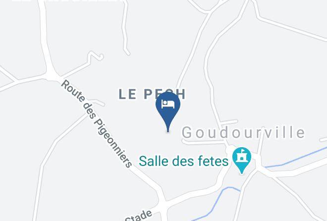 Chateau De Goudourville Map