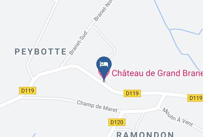Gironde - Chateau De Grand Branet Maps