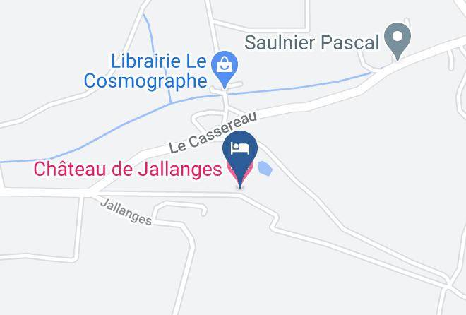 Indre Et Loire - Chateau De Jallanges Maps