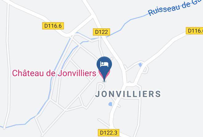 Chateau De Jonvilliers Map