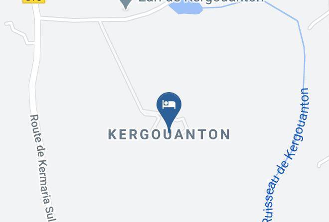 Cotes D Armor - Chateau De Kergouanton Chambres D'hotes Maps
