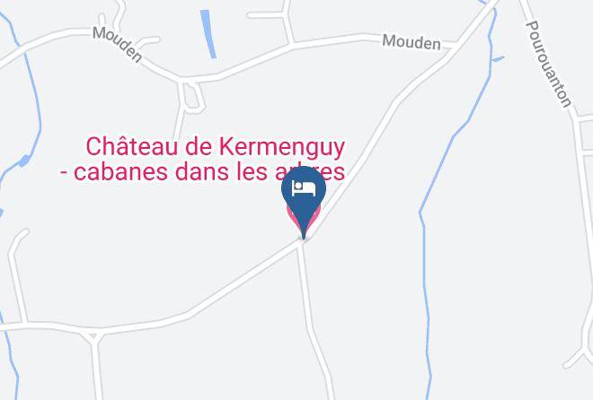 Finistere - Chateau De Kermenguy Cabanes Dans Les Arbres Maps