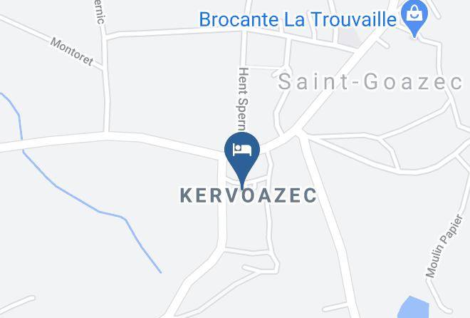 Finistere - Chateau De Kervoazec Maps
