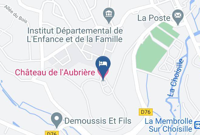 Indre Et Loire - Chateau De L'aubriere Maps